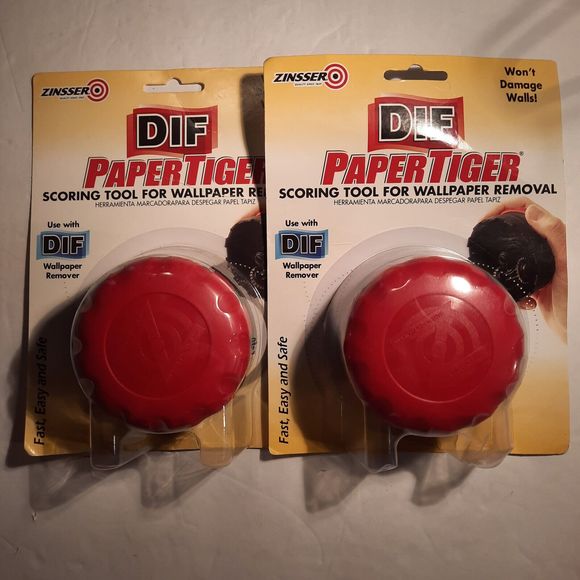 Zinsser DIF Paper Tiger Wallpaper Removal Tool #02966 - Set of 2 - Picture 7 of 7